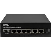Resim CNet CSH-504FP 5 Port 10/100 4 Port Aktif Poe+1 Port Uplink Switch 