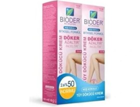 Resim Bioder 100 ml 2'li Tüy Dökücü Krem Erkekler İçin Bitkisel Özelliklerle Tüy Görünümünü Azaltma 
