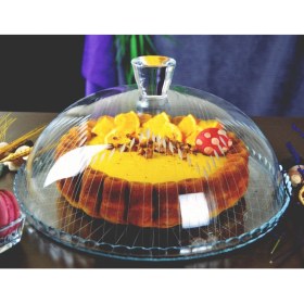 Resim Decocia Cam Kapaklı Kek Fanusu Vega DesenlinLS 