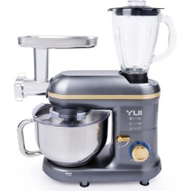 Resim Yui M120 Multi-Fonksiyonel 3 İn 1 Stand Mikser + Kıyma Seti 