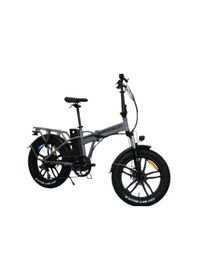 Resim Kron Elektron Zuma 20 Jant Elektrikli Bisiklet Nardo Gri-siyah Gri - Siyah 