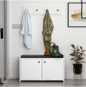 Resim Meltem Çelik - BMdekor Ayakkabılık Santa Beyaz 