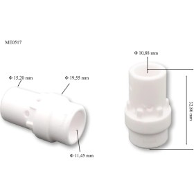Resim Trafimet ME0517 36 Seramik Gazalti Mig Kaynak Difüzörü-Gaz Dağıtıcı Trafimet 1 adet fiyatıdır 