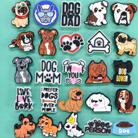 Resim 27 Parça Köpek Patisi Ayakkabı Süsü, Sandalet ve Bileklik Aksesuarları Parti Hediyesi 