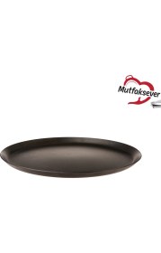 Resim Karaca Mutfaksever Biogranit 32 cm Siyah Pizza Tavası – Dayanıklı ve Yapışmaz Granit Kaplama, Fırın ve Ocak Kullanımına Uygun 