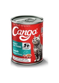Resim Cango Yetişkin Yaş Kedi Maması Kuzu Etli 415gr 