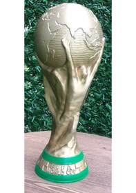 Resim Fifa Dünya Kupası 25 Cm 3d Renkli Baskı World Cup Altın 