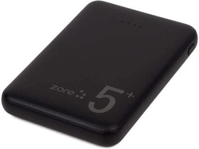 Resim Senon Zore ZR-PW04 Led Işıklı Taşınabilir Powerbank 5000 mAh (Siyah) 