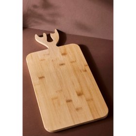 Resim Bambu Kesme ve Sunum Tahtası 46X22 Cm, Ergonomik ve Şık Tasarım 