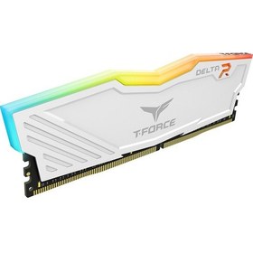 Resim Team T-force Delta Rgb White 16gb 2x8gb 3200mhz Cl16 Ddr4 Gaming Abab35tmg0014 
