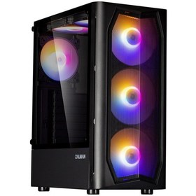 Resim Zalman N4 Rev.1, Megamax, 600w 80+ Bronz, Mesh Panel, Tempered Glass, Rgb, Atx Gamıng Kasa 