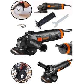 Resim Dragro DRG-tşlm58 Siyah 4000 W Metal Şanzıman Bakır Sargılı Avuç Içi Taşlama Demir Metal Kesme Makinesi 125 MM 