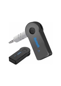 Resim Cn Tüm Cihazlara Uyumlu Bluetooth Aux Araç Kiti Siyah 