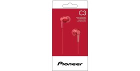 Resim Pioneer In-Ear Kulaklık Kırmızı SE-C3T-R 
