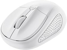 Resim TRUST Primo Compact Kablosuz Fare Mat Beyaz, Ayarlanabilir 1000-1600 DPI,Açma/Kapama Düğmeli, RF 2.4GHz,Kablosuz menzil 6 Metre, Toplam Ağırlık 75 gr 