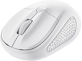 Resim TRUST Primo Compact Kablosuz Fare Mat Beyaz, Ayarlanabilir 1000-1600 DPI,Açma/Kapama Düğmeli, RF 2.4GHz,Kablosuz menzil 6 Metre, Toplam Ağırlık 75 gr 