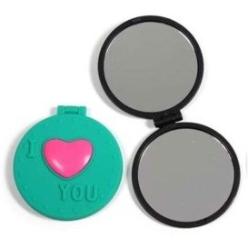 Resim Nascita Çanta Tipi Kalpli Makyaj Aynası 