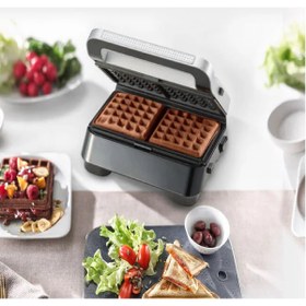 Resim Braun SnackMaker 5 Çıkarılabilir Plaka Sistemi,Yapışmaz Plakalar,Izgara, Waffle, Tost ve Sandviç Makinesi 