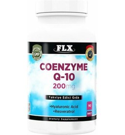 Resim Flx Coenzyme Q-10 200 MG Hyoluronic Acid Resveretrol 90 Tablet 