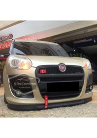 Resim Fiat Doblo D3 2010-2015 Uyumlu Üniversal Astra H Lip Esnek Ön Lip 2 Parça Tampon Altı Dil Karlık Ön Ek 00 Şüscaroto Aksesuar 