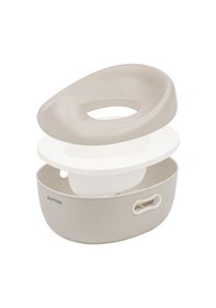 Resim Nattou Potty Care 3 İn 1 Lazımlık Oturak Ve Tuvalet Adaptörü - Bej Bej 