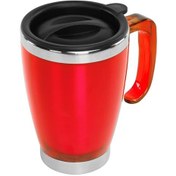 Resim S-link SL-TM1981 Kırmızı 415ML Iç 304 Dış 201 Paslanmaz Çelik Kupa 