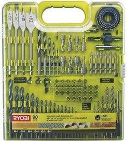 Resim Ryobi RAKDD90 Vidalama Delme Uç Seti 90 Parça 