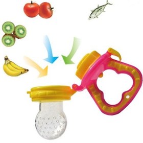 Resim New Baby Silicone Pacifier, Encapsulated To Soothe Complementary Food Feeding Artifact - Yellow / M 