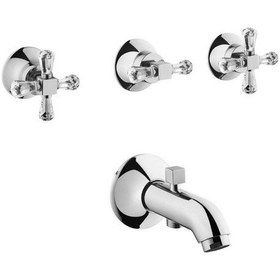Resim Juno Swarovski Ankastre Banyo Bataryası El Duş Çıkışlı A41668 
