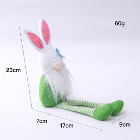 Resim Suntek Tavşan Cüceler Peluş Nisse Elf Bebek Ev Dekorasyonu 