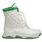 Resim Benetton® | Bn-30394 - 3256 Beyaz Yeşil - Kadın Bot 