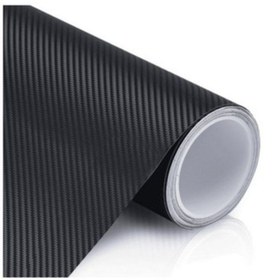 Resim Temiz Pazar Siyah Karbon Kaplama Folyosu 127 Cm X 20 Cm Tırtıklı 3 D 