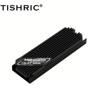 Resim Dashanshop Siyah Tıshrıc Alüminyum M.2 2280 Nvme Ssd Soğutucu 2 Fanlı Sessiz Oyun Ve Ofis 