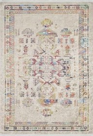 Resim Bagheria Bej Modern Pamuk Makine Halısı 80x500 