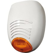 Resim Amc Ac/Sr-135 Harici Flaşörlü Siren + Akü 12V 1.3A 