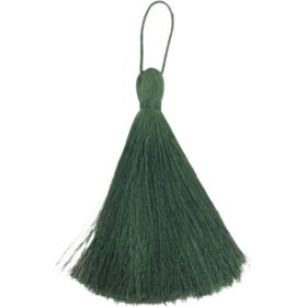 Resim Püskül Tekli 5 cm 1 Adet Haki 