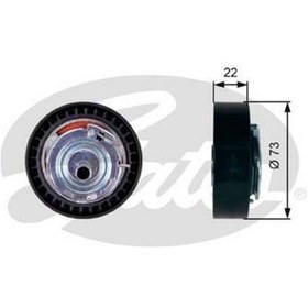 Resim Gates T43225 Gergi Rulmanı Logan 06- 