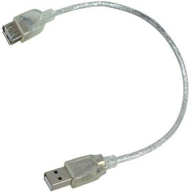 Resim Usb Uzatma Kablosu 50 Cm Şeffaf Usb 2.0 Uzatma Kablo Rodevino 