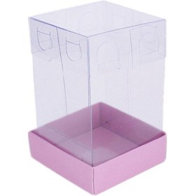 Resim Asetat Kutu Altı Karton 5X5X9 Cm 50 Adet Pembe N11.9271 