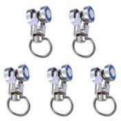 Resim 10/20 Adet Metal Perde Rayı Kayar Tekerlek - Klasik Tarz, Dayanıklı Metal Yapı 