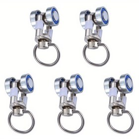 Resim 10/20 Adet Metal Perde Rayı Kayar Tekerlek - Klasik Tarz, Dayanıklı Metal Yapı 
