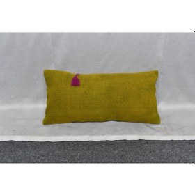 Resim Zehra Abla Halı Yeni El Dokuma Dekoratif Lumbar Kilim Kırlent Yastık Kılıfı 6639 Çok Renkli 