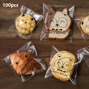 Resim 100 Adet Çeşitli Yaratıcı Karikatür Kedi Şeffaf 3’ü 1 Arada Kendinden Yapışkanlı Ekmek Poşetleri, Ekspres Ambalaj ile Pişirme ve Kurabiye Saklama için, Mutfak Gereçleri, Eğlenceli Desenler, Karikatür Tasarım, Yeniden Kullanılabilir Poşetler, Hafif Malzeme, Pastane Paketleme, Evde Fırıncılar İçin 