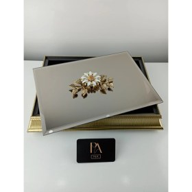 Resim Aynalı Kutu Gondol Şekerlik Sunumluk Söz Nişan Kız Isteme Çikolatalık Dekoratif Obje Biblo Süs Eşya 