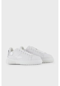 Resim Emporio Armani Bayan Ayakkabı X3X187 XN850 M696 BEYAZ-GÜMÜŞ Gümüş 