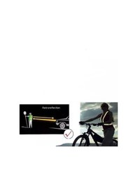 Resim Mts Reflektörlü Motosiklet Scooter ve Bisiklet Pratik İkaz Yeleği 