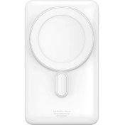 Resim Baseus Mgsafe Overseas 20W 10.000 Mah Stant Özellikli Kablosuz Şarjlı Powerbank Beyaz 