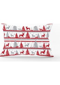 Resim Geyik Ve Çam Ağaçları Yastık & Kırlent & Kırlent Kılıfı Model 1 3 