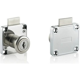 Resim Canex Kare Çekmece Kilidi Zamak Gövde 22 Mm 10 Adet 