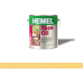 Resim Hemel Teak Oil Şeffaf Tik Yağı 2,5 Lt 